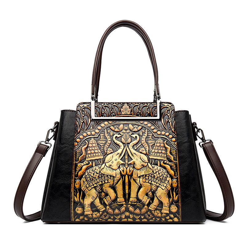 

Женская сумка литературная женская тисненая ретро портативная сумка через плечо диагональная сумка для матери