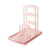 1 Set Storage Rack Eco-friendly Detachable Plastic Dish Cloth Drying Storage Rack for Home