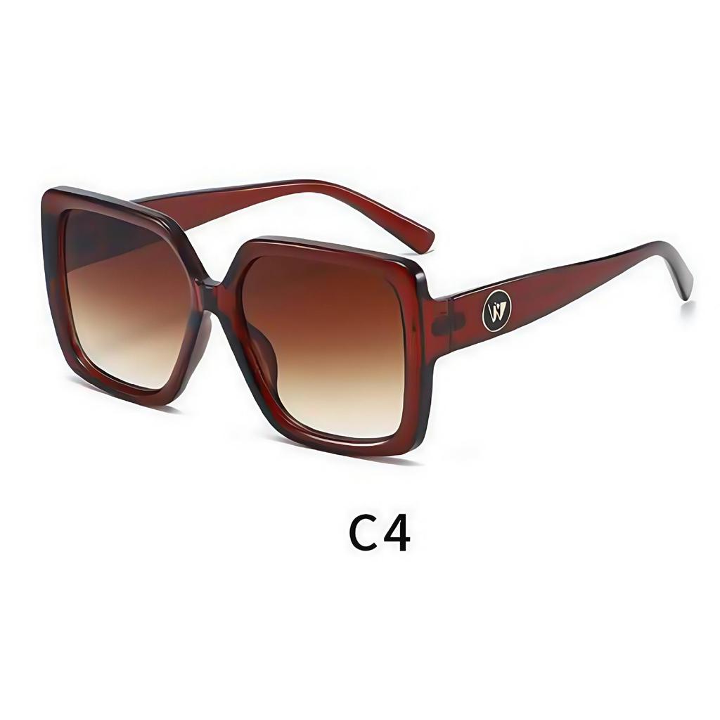 2076 New Large Square Frame Magnetic Clip-On Men's Polarized Sunglasses - Multi-Color Options