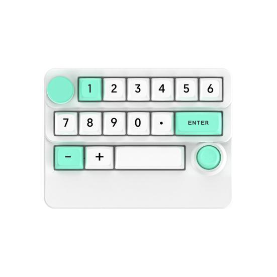 3 Modes Mini Wireless Keyboard with RGB Backlit Macro Programmable 15 Key Hot-swap DIY One Handed Gaming Mechanical Keypad PC Accessories