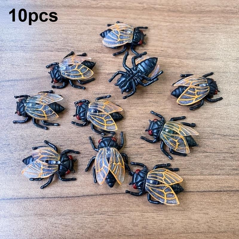 10 шт. Симуляция Цикады Новинка Украшение Модель Украшение Офисная Мебель Украшение Статуи Домашний Декор Аксессуары 10pcs