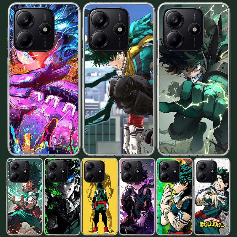 Midoriya Izuku Deku MHA My Hero Phone Case For Xiaomi Redmi Note 14 13 14S 12S 12 11S 11T 11E Pro Plus 10S 10 9S 9 Art Customize