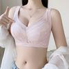 Adjustable Bra Women's Plus Size Strapless Bra Anti Glare Thin Design Gathered Together Anti Sagging and Double Breasted Bra