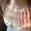 Super Fairy Bow Necklace, Light Luxury Temperament, Exquisite Niche Design, Simple and Versatile Necklace