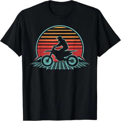 Motocross Retro Vintage 80s Dirt Bike Rider Gift T-Shirt