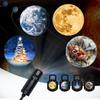 Creative Christmas Tree Projection lamp,USB Lighting Night Light,bedroom,living Room,bedside background,LED Lighting Lamp,gift