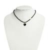 Trendy Alloy Heart Necklace Featuring Drip Oil Designs Portable Skin-Friendly Jewelry for Daily Wear