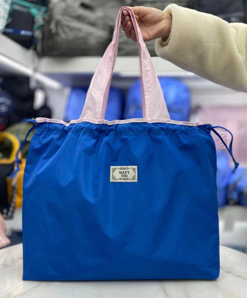 Eco-Friendly Waterproof Foldable Shoulder Shopping Bag - Large Capacity