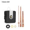 Silent DIY Cross-Border Long Shaft Clock Movement with Walnut Wood Hands - 4 Styles Available