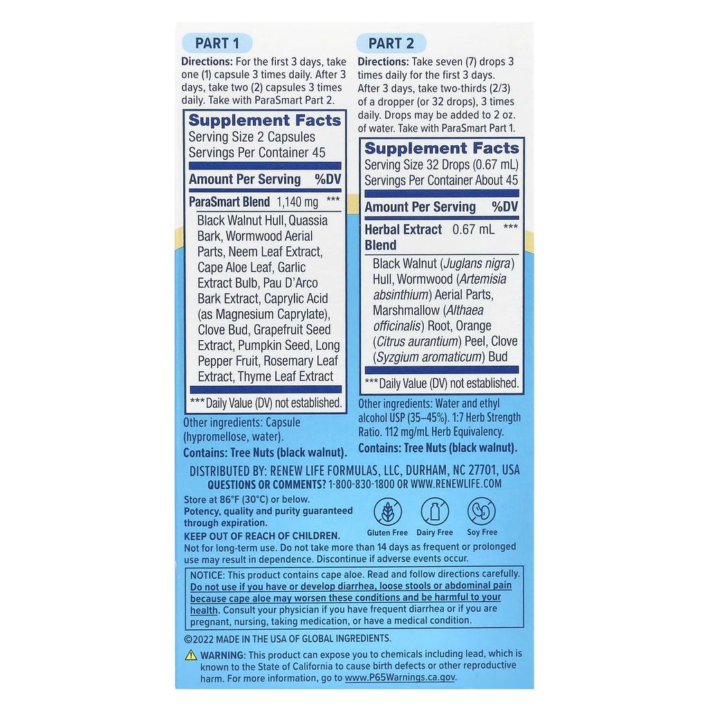 Parasmart Cleanse, 14-Day Targeted Cleanse, Step 2