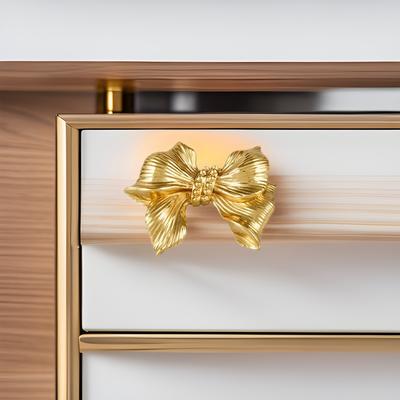 Bow Tie, Brass Handle, Drawer Wardrobe Door, Modern Simplicity, Cartoon, Children's Room, Cute Furniture, Small Handle