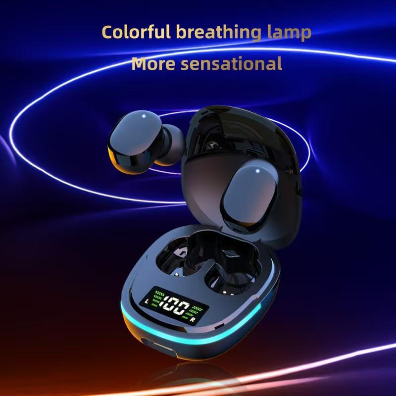 G9S Wireless Gaming Bluetooth Earbuds with Digital Display, Low Power, Low Latency, and Colorful Breathing Light