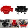 Rolling Bucket Dolly with 5 Wheels and 2 Locking Casters Heavy Duty Detailing Bucket Compatible with 3.5 To 5 Gallon Buckets
