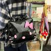 Dark Wind Cute Kitten Backpack College Wind Large Capacity Messenger Bag New Pu Pickup Backpack