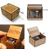 Harry Potter Engraved Wooden Music Box Vintage Storage Box Design