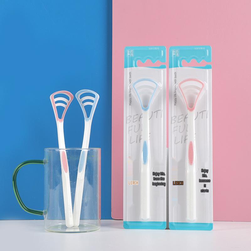 

LERCH Портативный скребок для языка и чистящая щетка для ухода за полостью рта