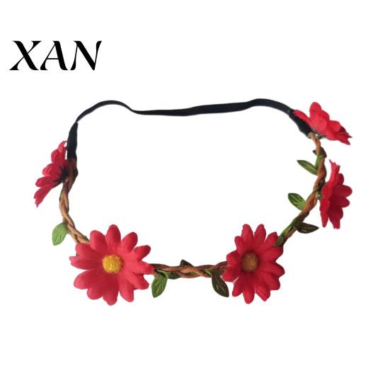 Adjustable Daisy Crown for Girls Sunflower/Daisy Wreath Headband Women Girls, Flower Headpiece, Daily Wear Silk Beach Photography Summer Dress