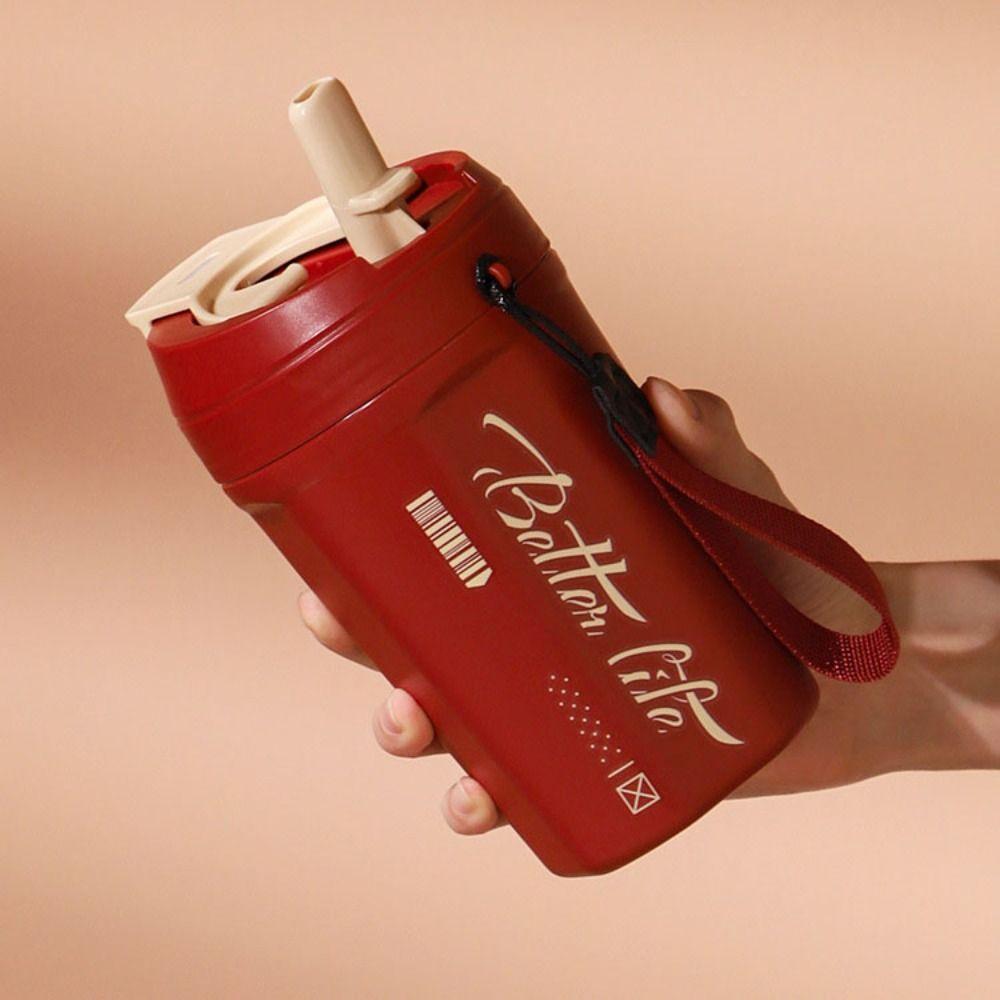 Stainless Steel Coffee Vacuum Flask Keeps Cold and Heat Coffee Thermos Mug  Office Home
