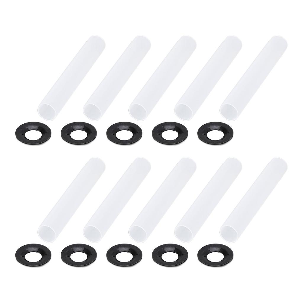 Garage Door Quiet Hinge Sleeves 11mm ID 80mm Length Garage Door Roller Shaft Hinges Silent Sleeves for Car RV