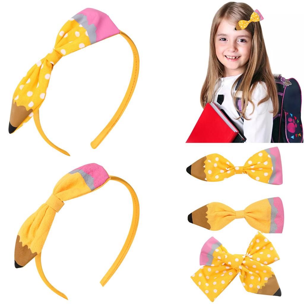 Eye Catching Polka Dot Fabric Hair Clip Soft Comfortable Back to School Headband Headpieces Fashion Accessory for Women