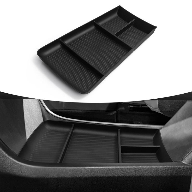 Car Center Console Armrest Storage Box Car Central Lower Layer Tray TPE Organizer Accessories Tidying For MGS5 EV For ES34 25-27