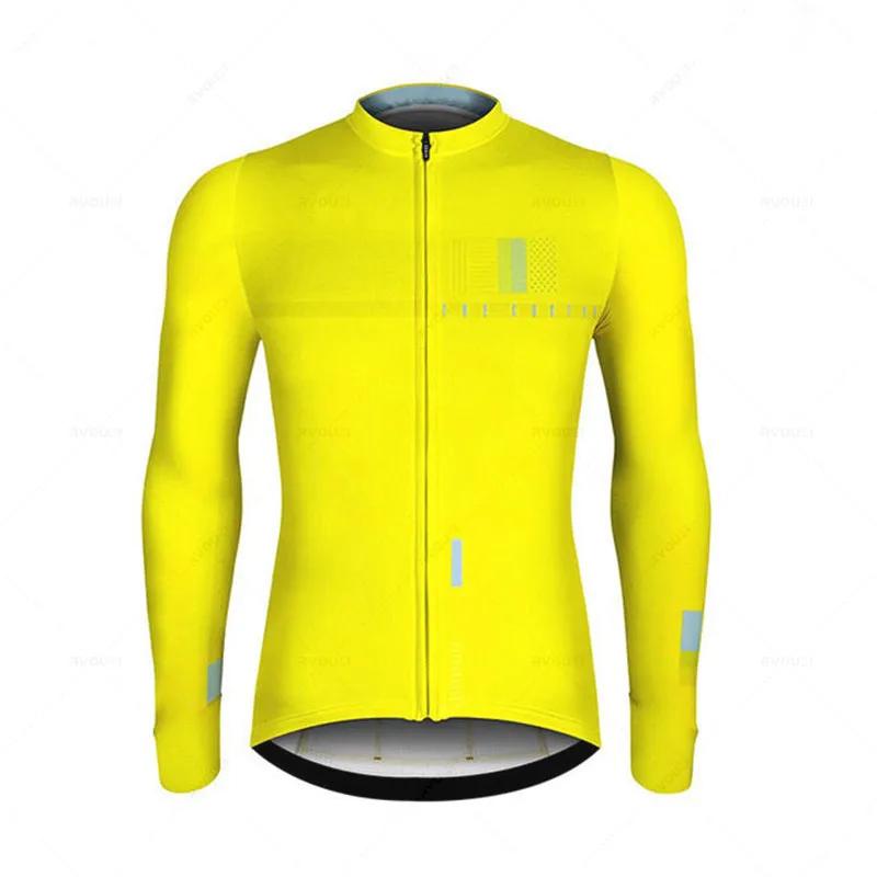 Neues Frühling Herbst Herren Fahrradtrikot Langarm MTB Sport Reitshirt Schnelltrocknend Radsportbekleidung Jacke Maillot Ciclismo