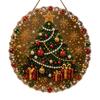 Diamond Painting Christmas Ornament Kit Faux Pearl Hanging Kit, DIY 3D Beads Handmade Festive Home Decor Art Craft, Acrylic Gem Board for Window,