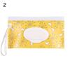 1PC Wet Wipes Bag Portable Flip Cover Snap-Strap Cosmetic Pouch Cute Baby Tissue Box Outdoor Cute Stroller Carrying Case Acces