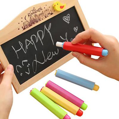 5Pcs Health Non-Toxic Chalk Holder Colourful Chalk Holders Clean Teaching Hold