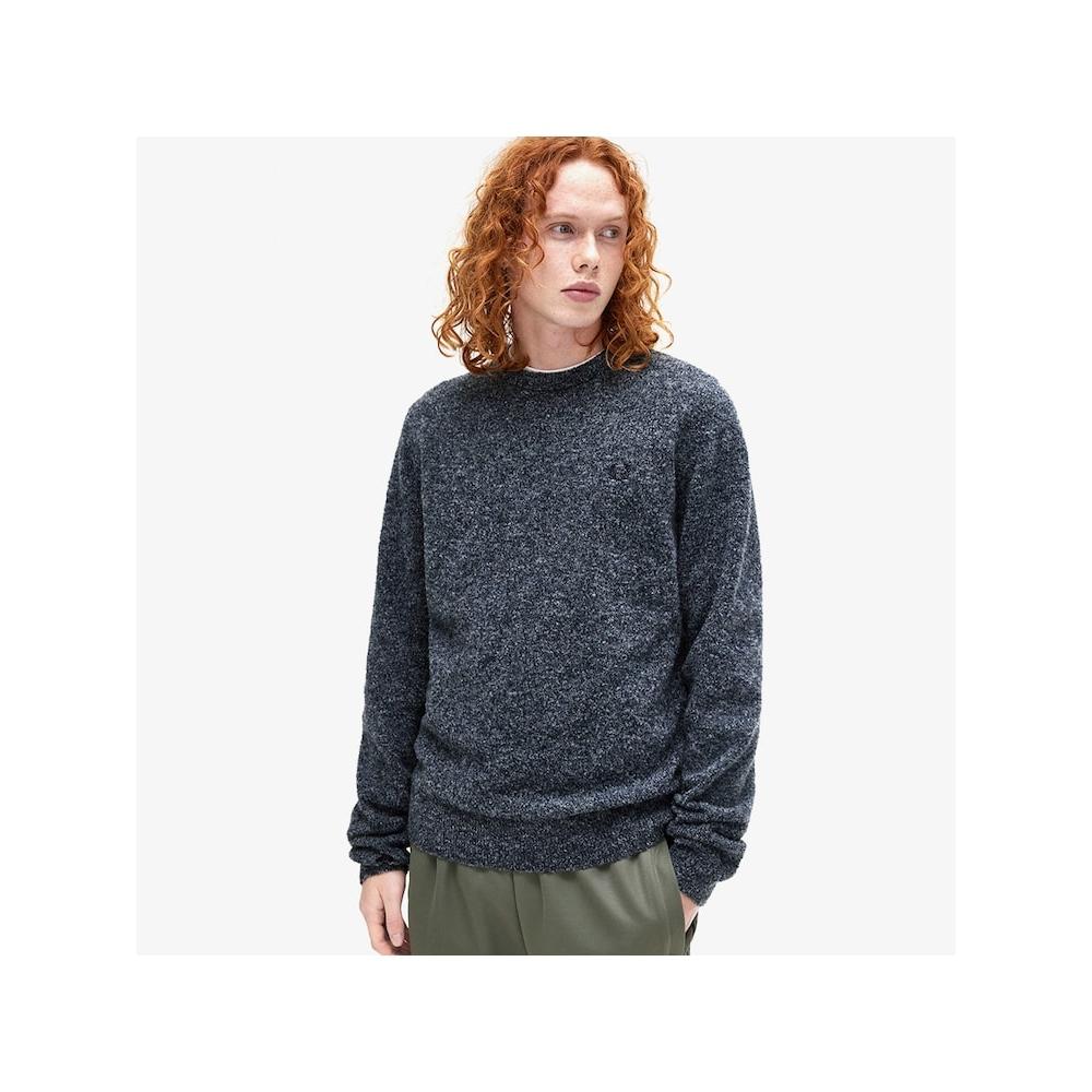 Fred Perry [hq Genuine] Fred Perry [sport] Boucle Crewneck Knit  X55  Afpm243k553 X55 qzgAfpm243k553 X55