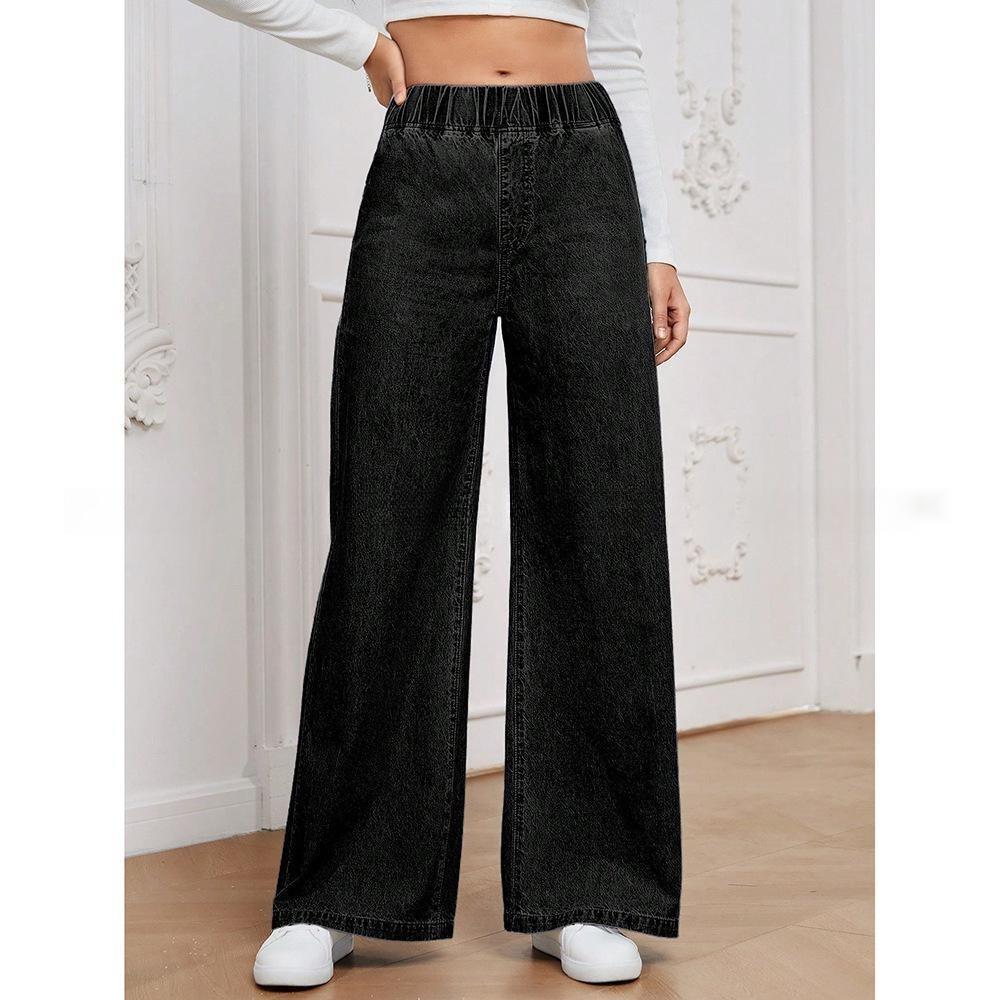 Jeans tendance été style décontracté européen et américain coupe ample