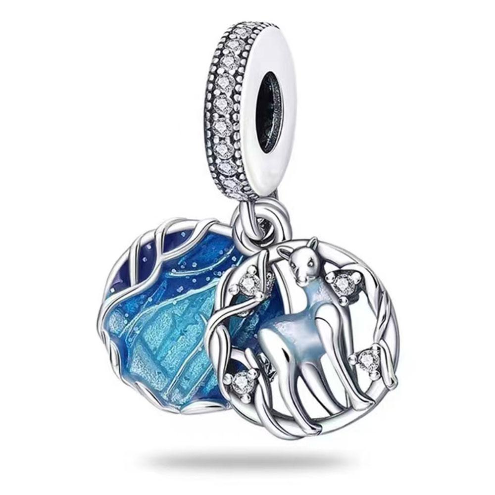100% Kupfer Dumbo Heißluftballon Charm Perlen Geeignet für Pandora Original Armband DIY Schmuckherstellung