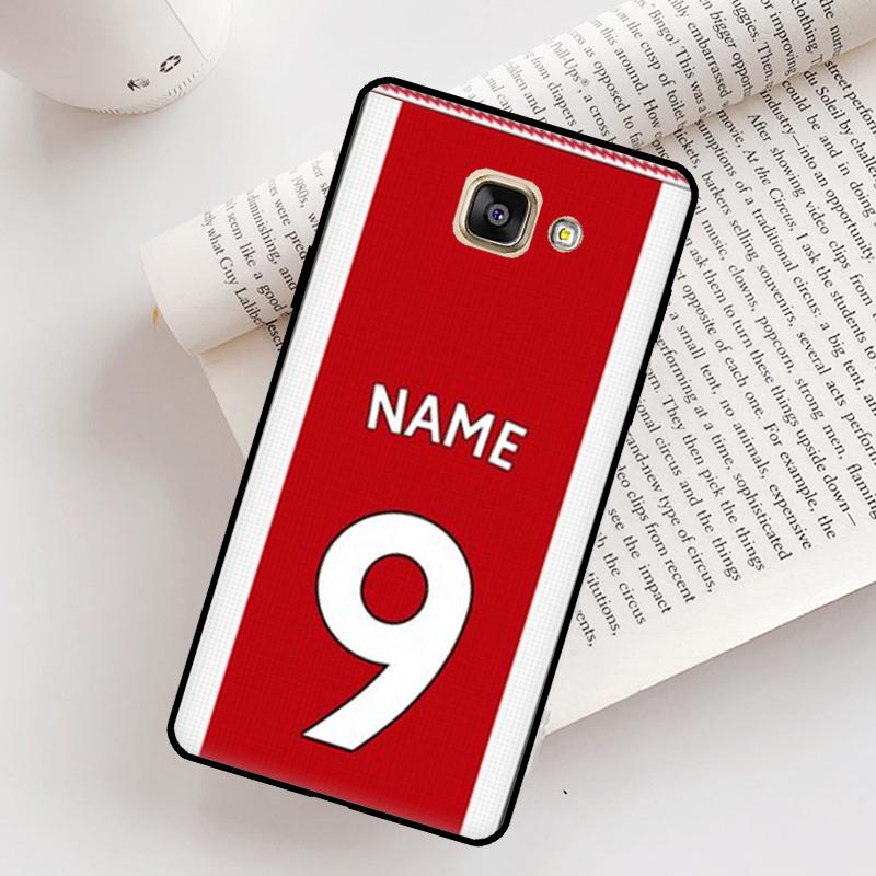 Personalised Football Name Number Cover For Samsung Galaxy J8 A7 A9 J4 J6 A6 A8 Plus 2018 A3 A5 J1 2016 J7 J5 J3 2017 Case
