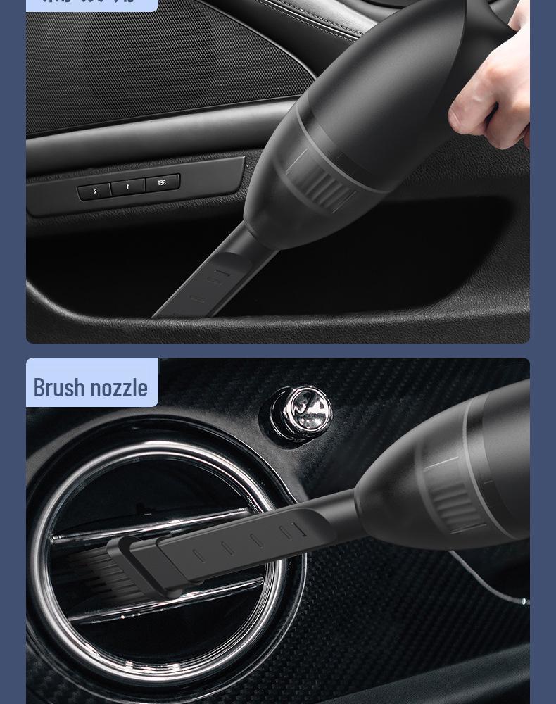 Dual-Use Portable Wireless Vacuum Cleaner for Home, Car, and Windows