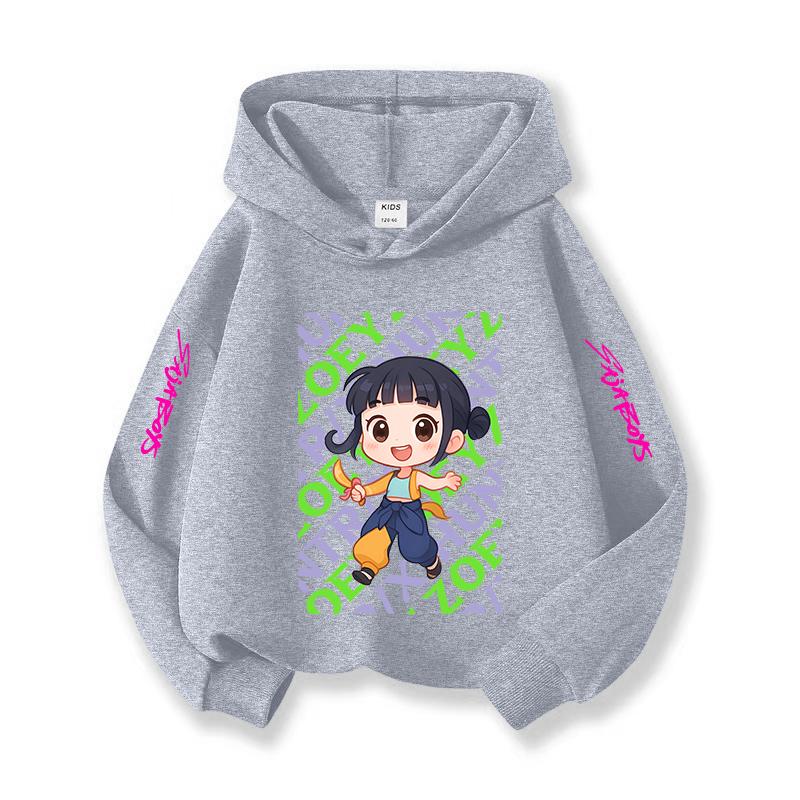 Kpop Halloween Popular Children's Hooded Sweatshirt Christmas Casual Wear Korean Style Children's Comfortable Top Girl Boy Holiday Gift