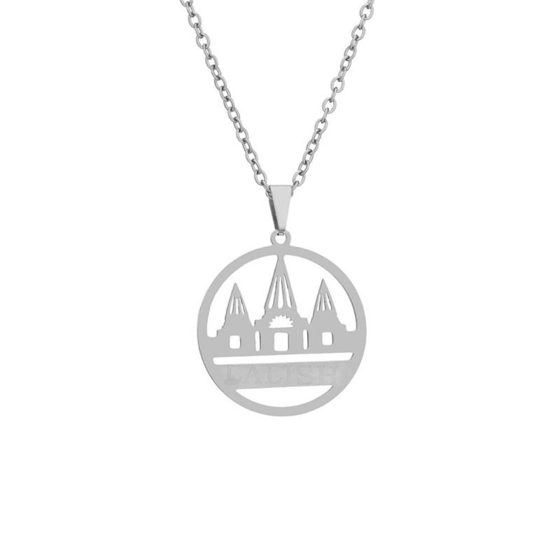 Stylish Neckchains Ethnic Yazdi Lalish Temple Pendant Necklace Unisex  Collarbone Chain Accessory Neck Jewelry Ornament