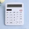 Mini Calculator Clear Screen Display Comfortable Buttons Non-breakable 12 Digits Display Ultra-thin Desktop Calculator Office Supply