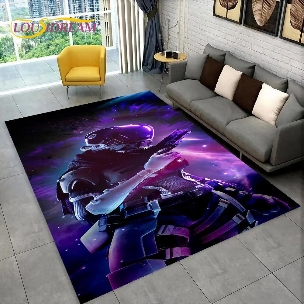 Apex Legends Spiel Gamer Cartoon Bereichsteppich, Teppich für Wohnzimmer Schlafzimmer Sofa Fußmatte Dekoration, Kinder Spiel Rutschfeste Bodenmatte