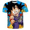 2026 Summer Dragon Ball T Shirt Kids Tops Tee Anime Figures Son Goku