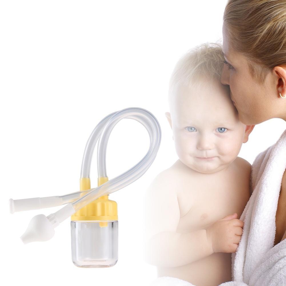 Baby Safe Nose Cleaner Vacuum Suction Nasal Mucus Runny Aspirator Inhale X