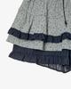 Eiieii Skirt Mini Shorts [Melange Gray]