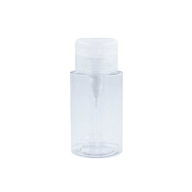 Empty Press Pump Bottle Dispenser Liquid Container Remover Cleaner Polish Makeup Manicure Tool 100/150/200/300ml Refillable