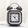 3'' Mechanical Alarm Clock Accurate Timekeeping Student Clock Loud Sound, Battery Operated Metal Frame
