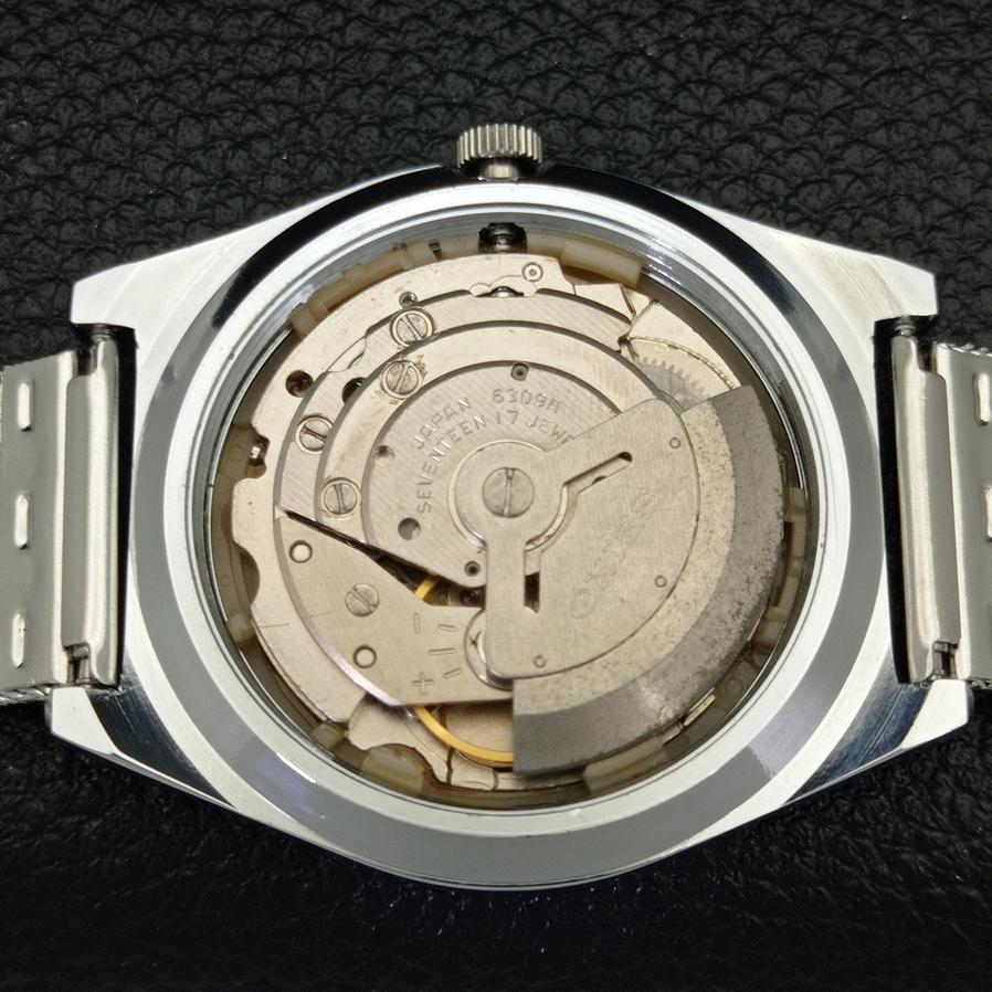 RENOVOVANÉ VINTAGE SEIKO 5 AUTO 6349A JAPONSKO PÁNSKÉ ARABICKÉ STŘÍBRNÉ HODINKY a298954-2