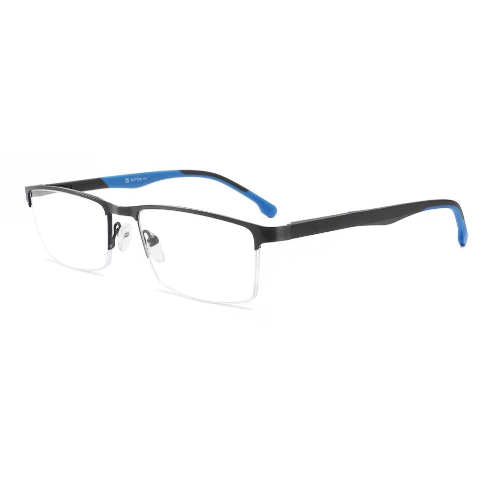 

Men Blue light blocking Reading Glasses Lightweight Metal Frame Reduce Fatigue Computcer Readers HD Lens Presbyopia Eyewear 1.0