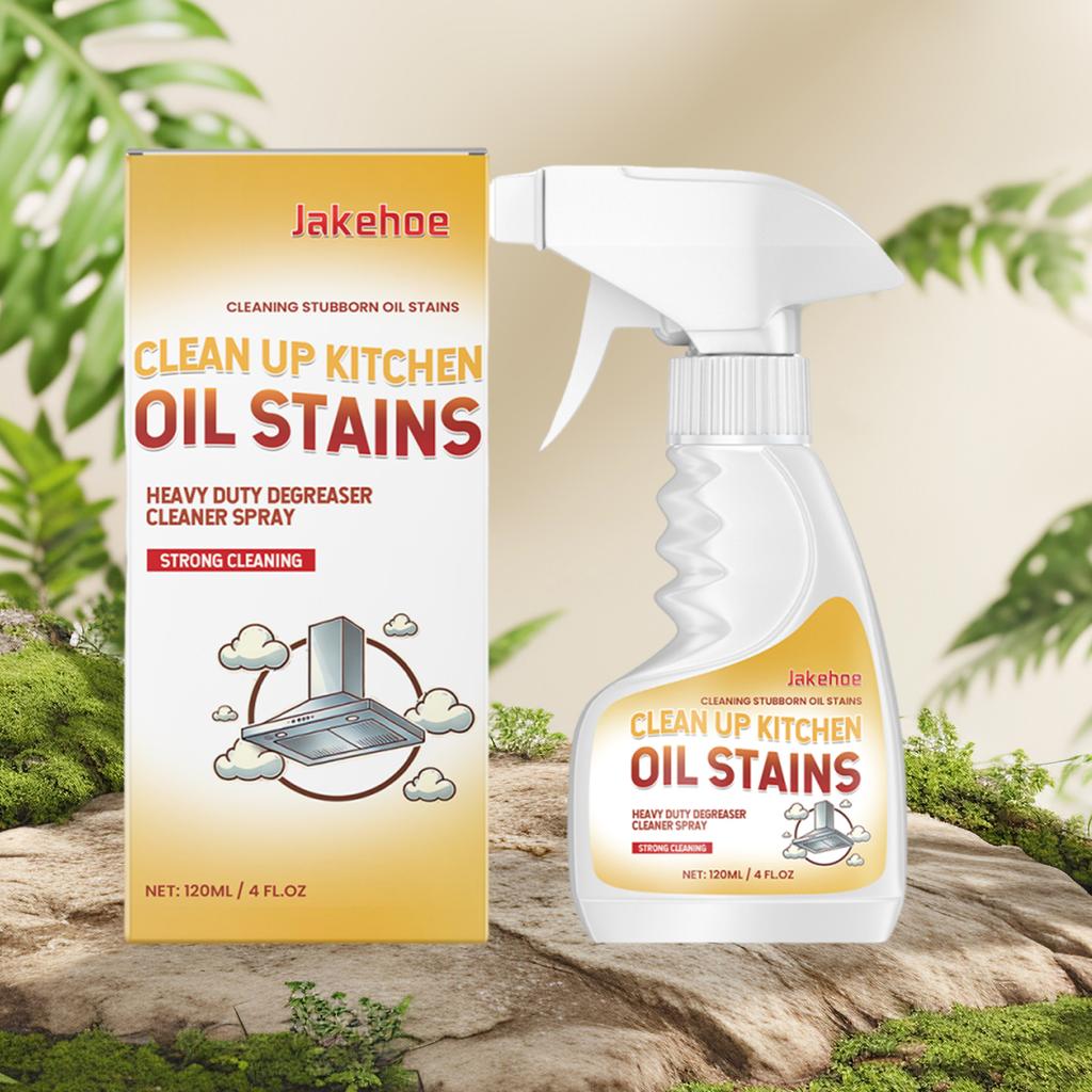 Kitchen Cleaner Powerful Grease Remover Powerful Kitchen Degreaser Oil Stain Cleaner for Grease Stove Oven Range Hood Utensils