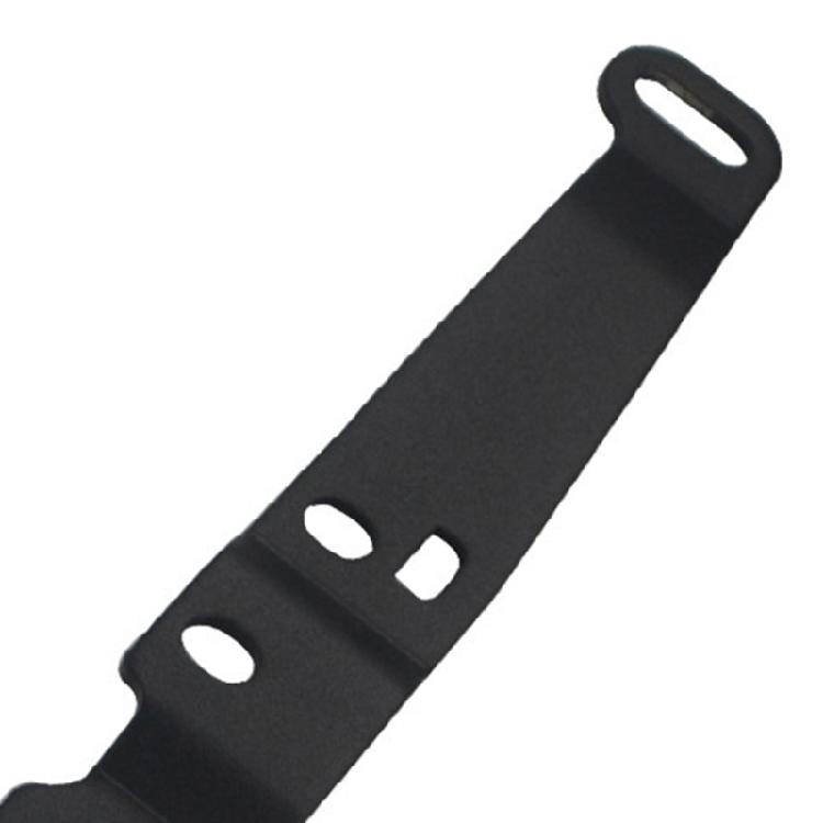 Horn Replacement Mounting Bracket Kit with Metal Support Body, Vehicle-Fit Slotted Hole Layout for Installation Positioning Control