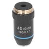 Achromatic Microscope Objective 40X High Magnification 20.2mm Thread Standard RMS Black 195