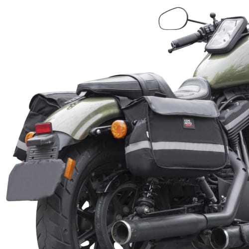 KEMIMOTO Motorcycle Bag, Universal Side Bag, Easy To Install, Touring Bag, Water Repellent, 30L, Motorcycle Side Bag, Durable, Motorcycle, Camping, To