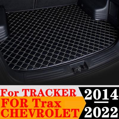 Car Trunk Mat Waterproof AUTO Tail Boot Carpets Flat Side Cargo Carpet Pad Liner For Chevrolet Trax TRACKER
